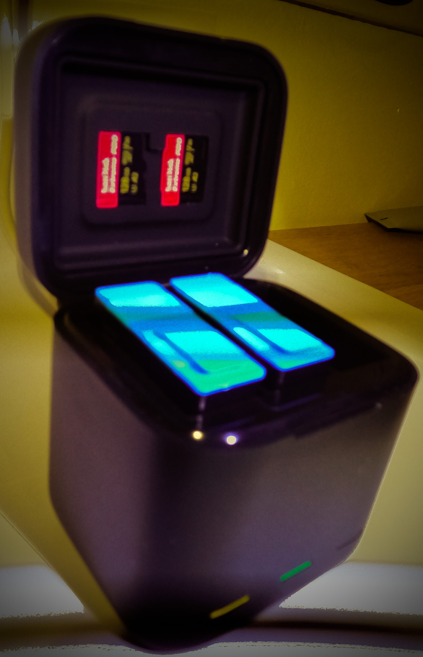 Retour d’expérience du chargeur de batteries GO PRO: TELESIN « BATTERY CHARGING BOX »